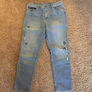 DIANE GILMAN DISTRESSED JEANS